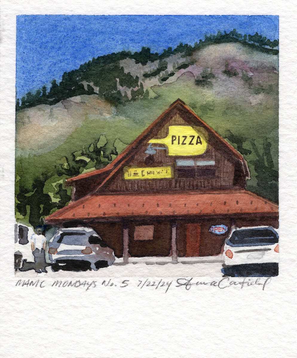 PIZZA by Anna Canfield  Image: PIZZA, Manic Mondays Series, No.5