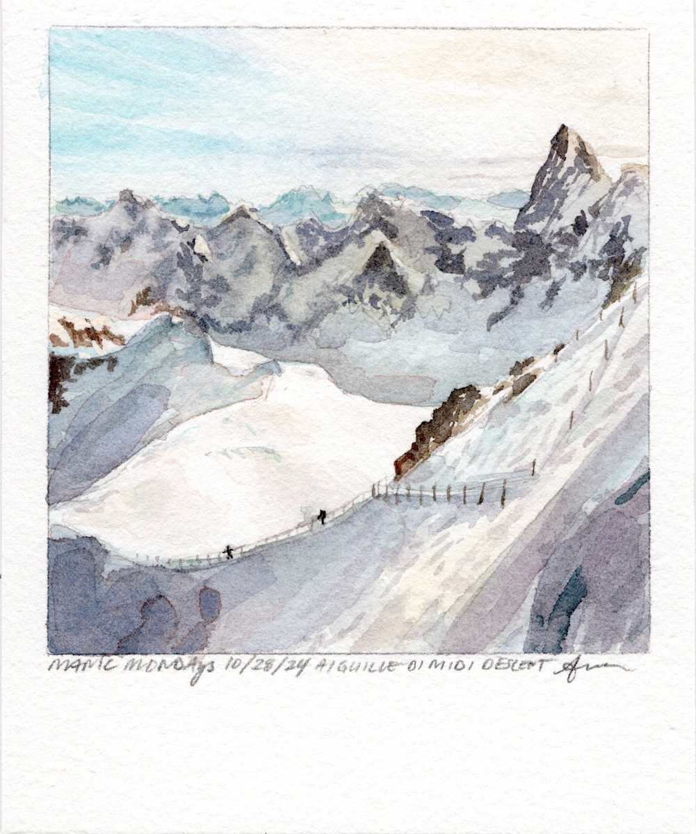 Aiguille di Midi Descent by Anna Canfield 