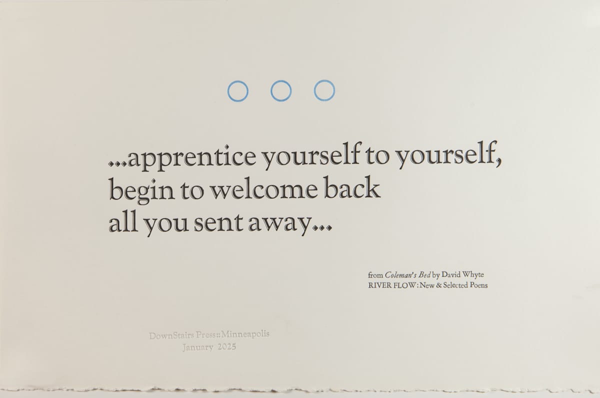 APPRENTICE YOURSELF TO YOURSELF by George Roberts, Image 1.