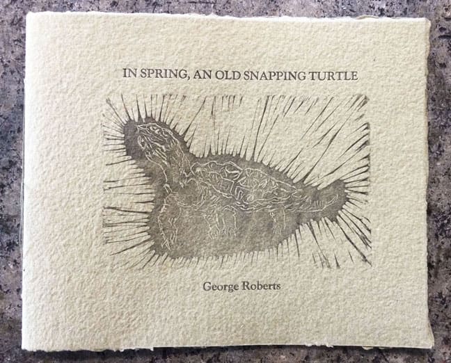 In Spring, An Old Snapping Turtle by George Roberts, Image 1.