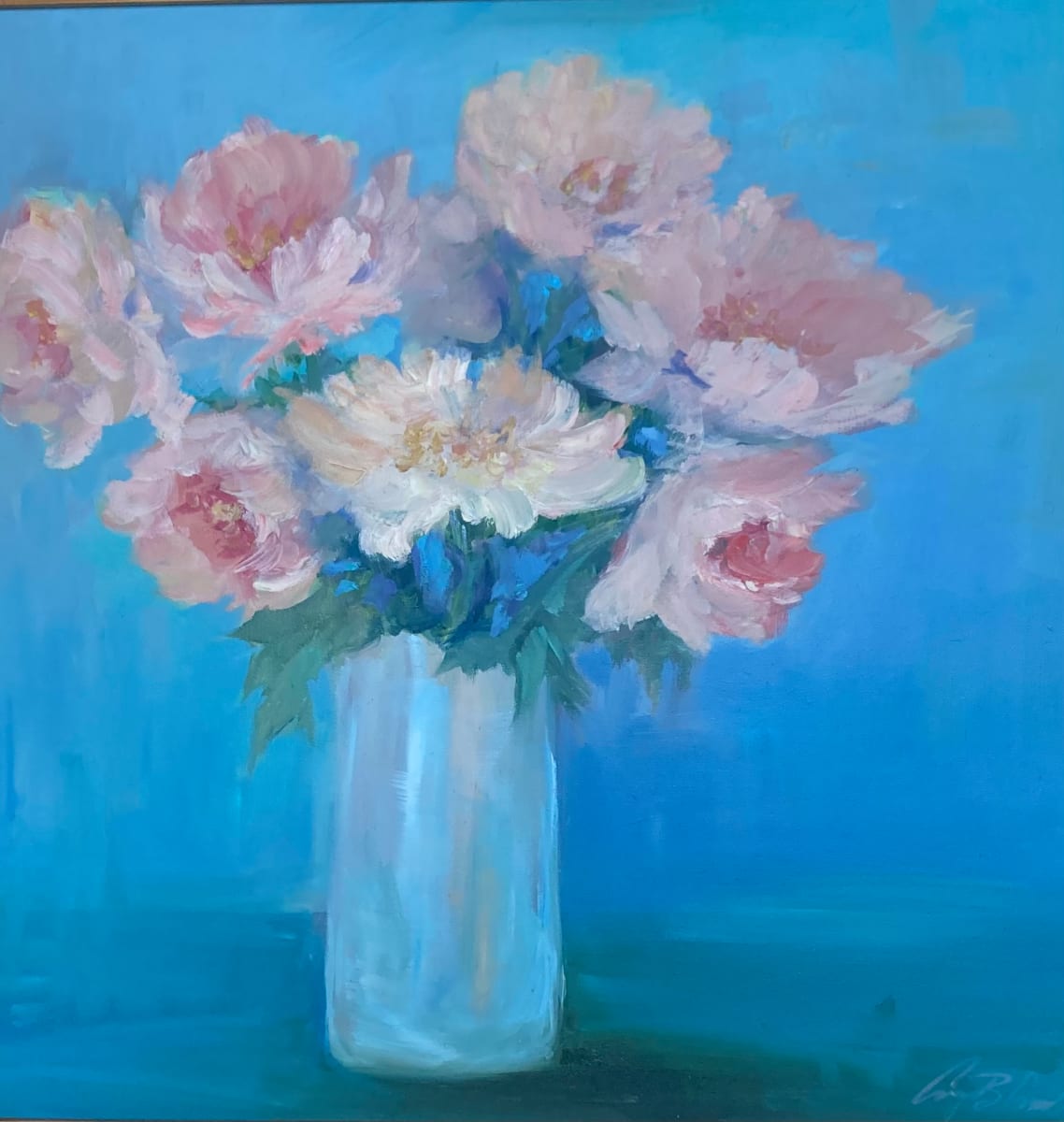 Afternoon Peonies by Amy B. Carroll  Image: $850 Framed $750 unframed 