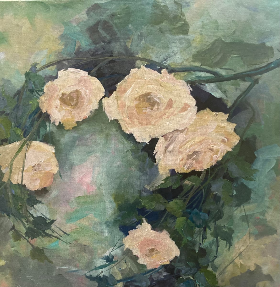 Golden Roses by Amy B. Carroll 