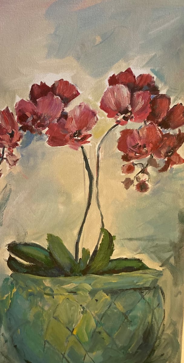 Strawberry Orchid by Amy B. Carroll 