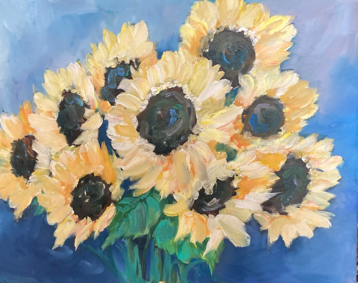 Sunflower Bunch by Amy B. Carroll 