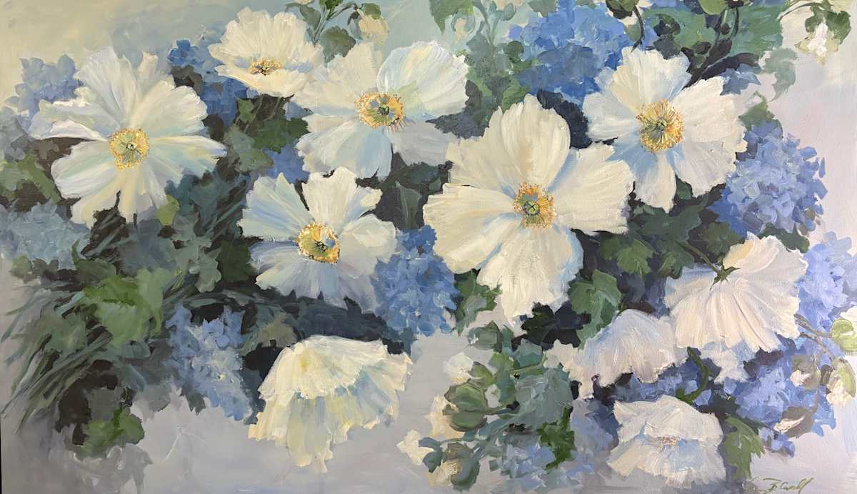 Sapphire and Faded Jeans by Amy B. Carroll 