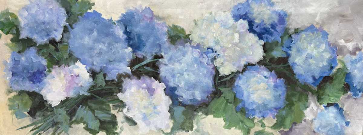 Hydrangea Blue by Amy B. Carroll 
