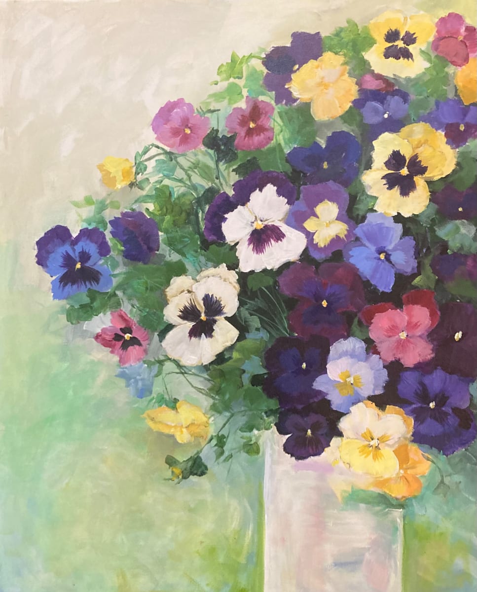 Pansy Bouquet by Amy B. Carroll 