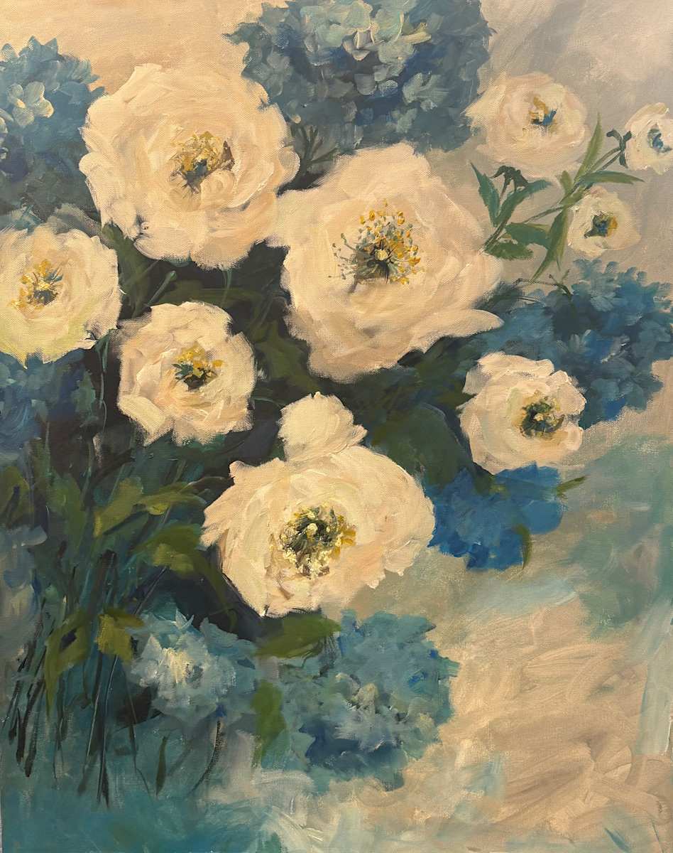 Forever Blue and White by Amy B. Carroll, Image 1.