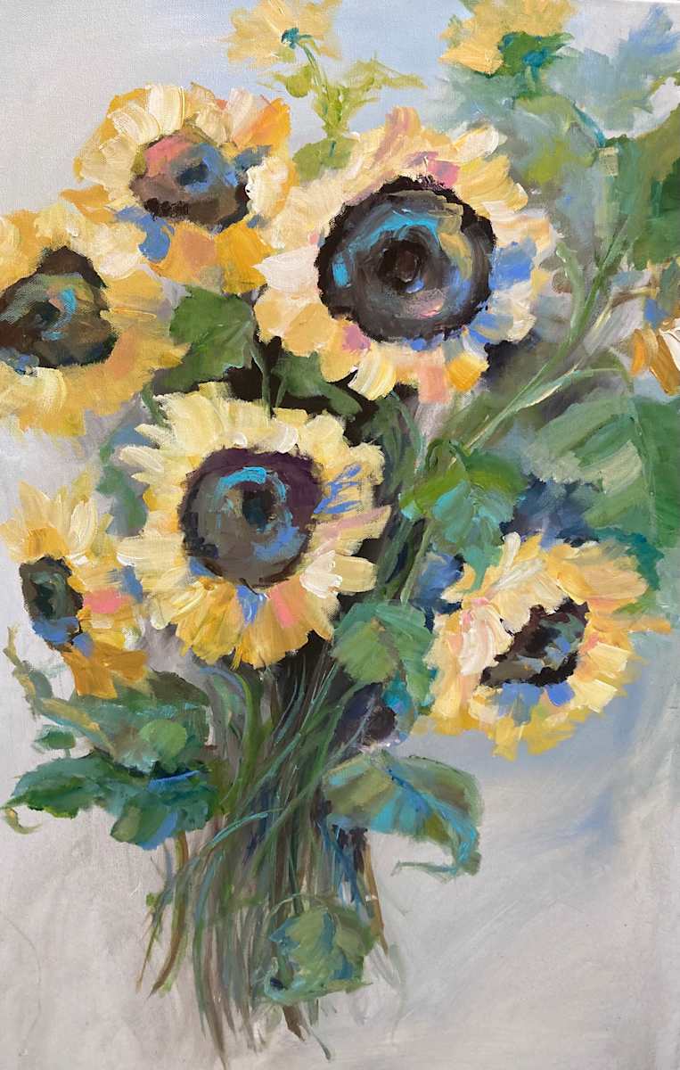 Afternoon Sunflowers by Amy B. Carroll, Image 1.