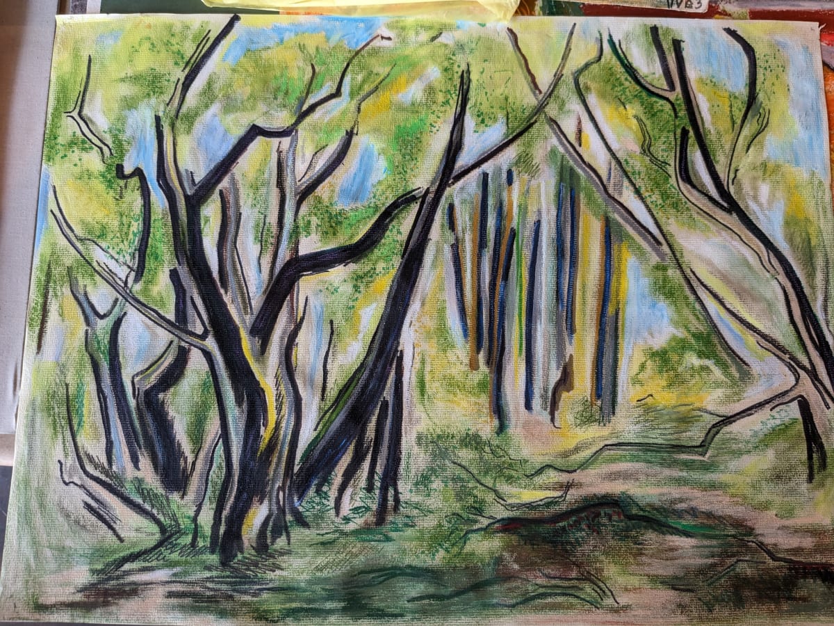 Alders in Spring by Esther Webster 