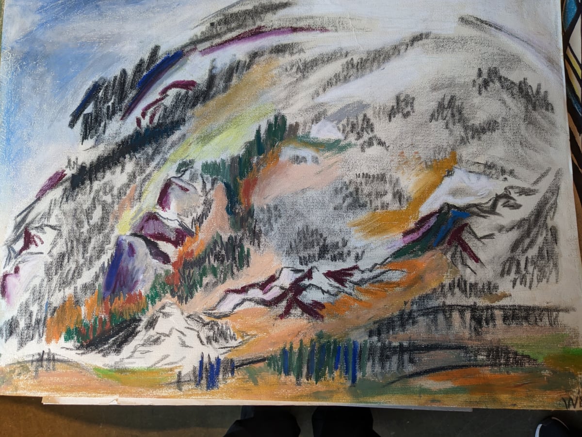 Untitled or Unknown Title, described as mountain slope by Esther Webster, Image 1.