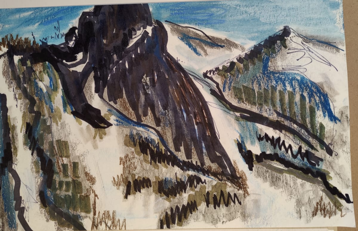 Dark Steeple Rock by Esther Webster 