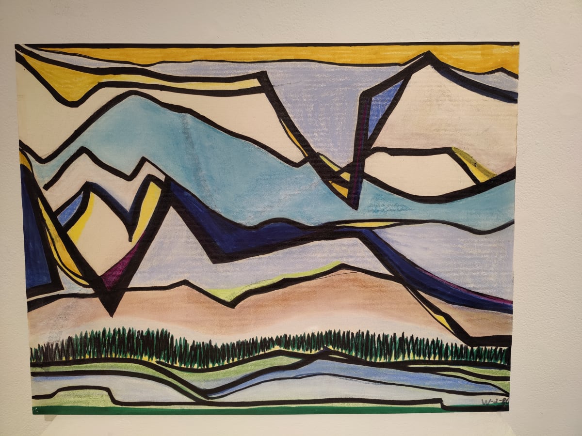 Abstract Trees and Ridges by Esther Webster, Image 1.