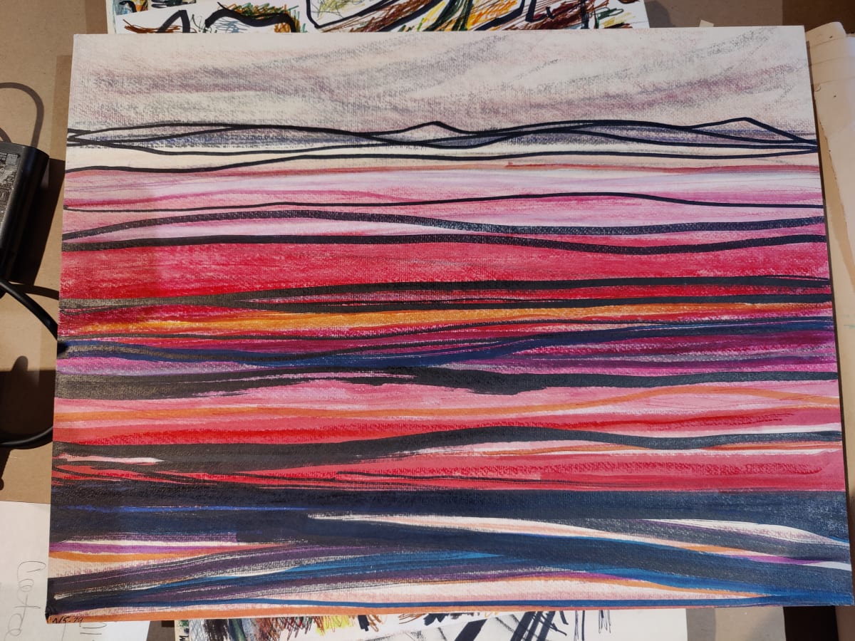 Layered Sunset by Esther Webster 