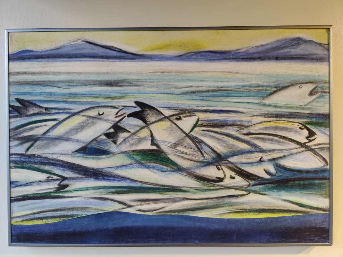 Salmon in Strait by Esther Webster 