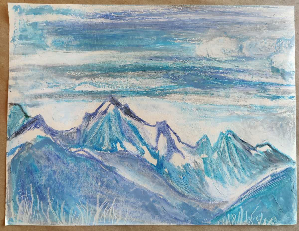 Untitled or Unknown Title, Described as Blue Mountains by Esther Webster, Image 12.