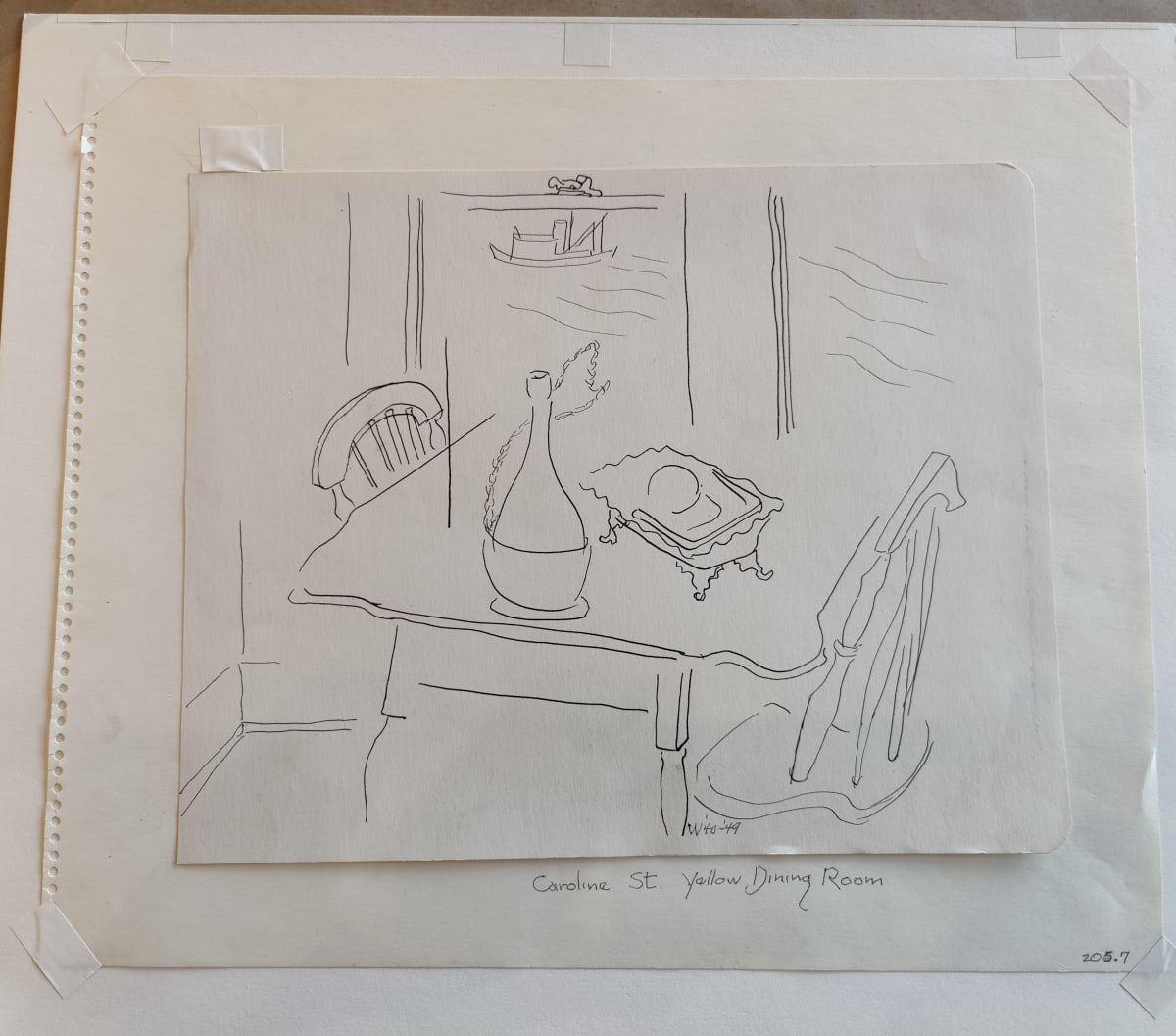 Caroline St. Yellow Dining Room by Esther Webster 