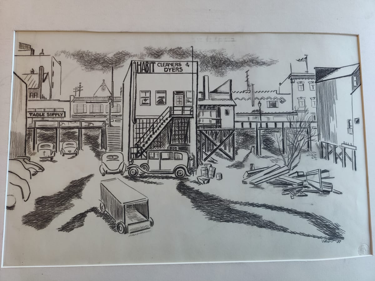 Untitled or Unknown Title, described as Habit Cleaners & Dryers by Esther Webster 