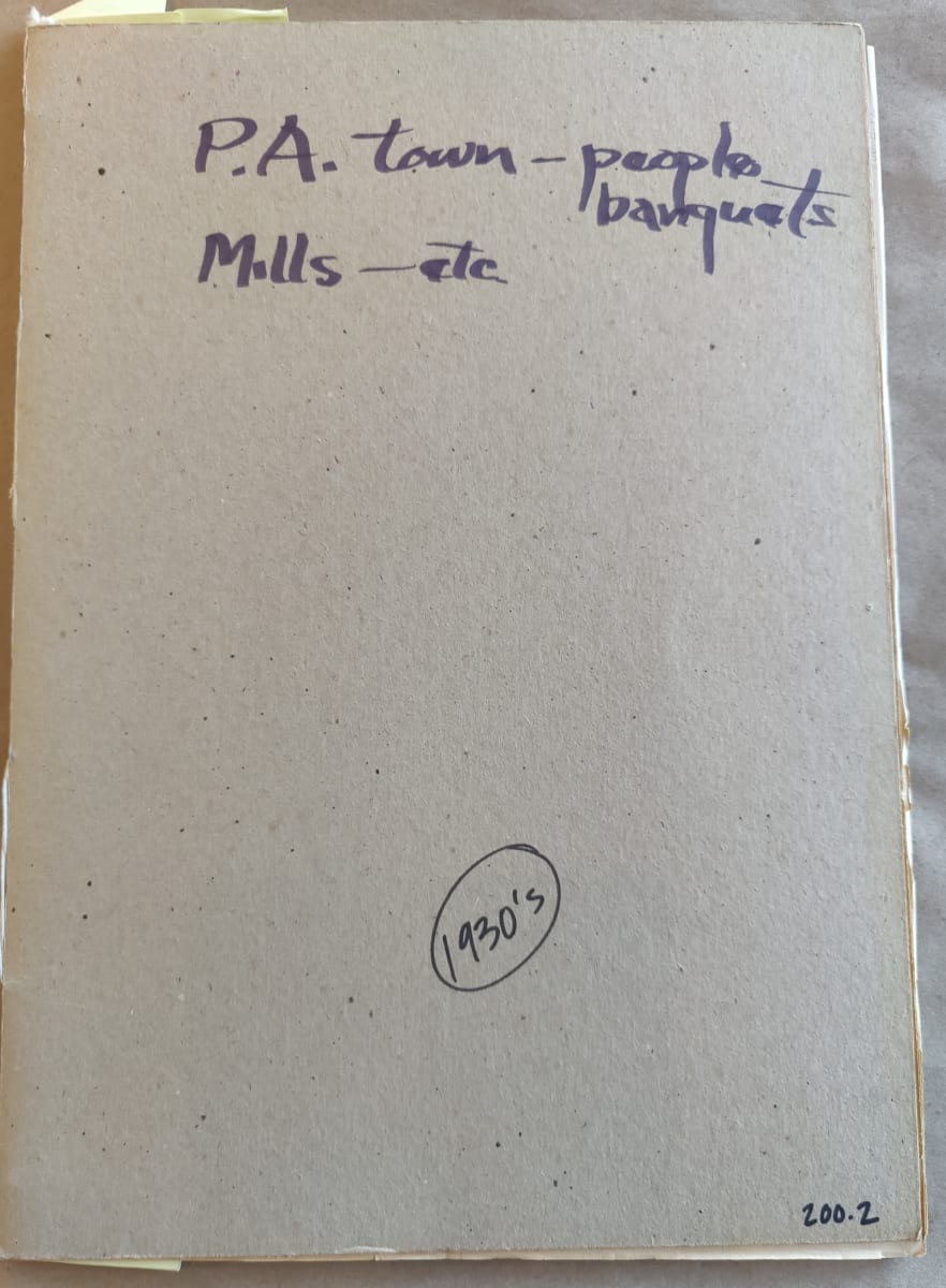 Sketch Portfolio - Port Angeles town, people, banquets, mills, etc. 1930s. by Esther Webster 