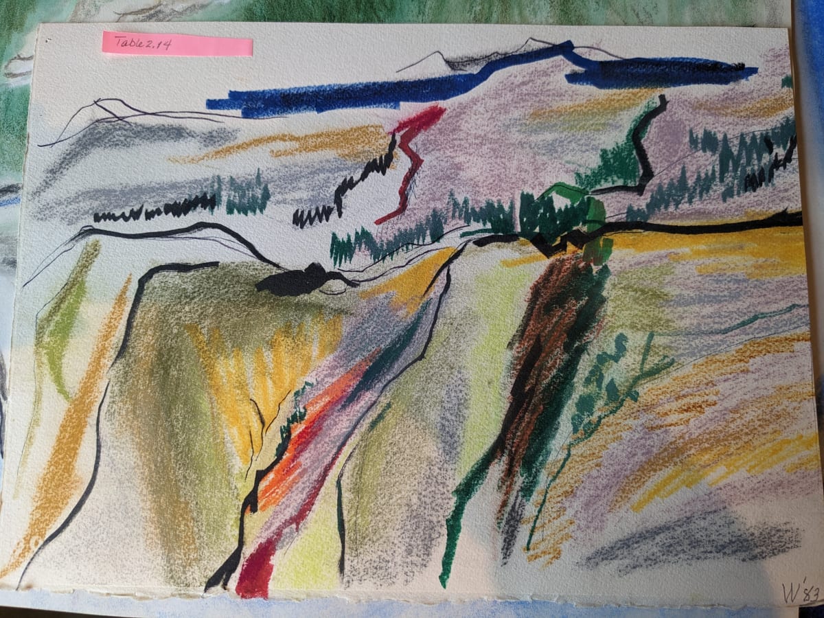 Abstract ridge by Esther Webster 
