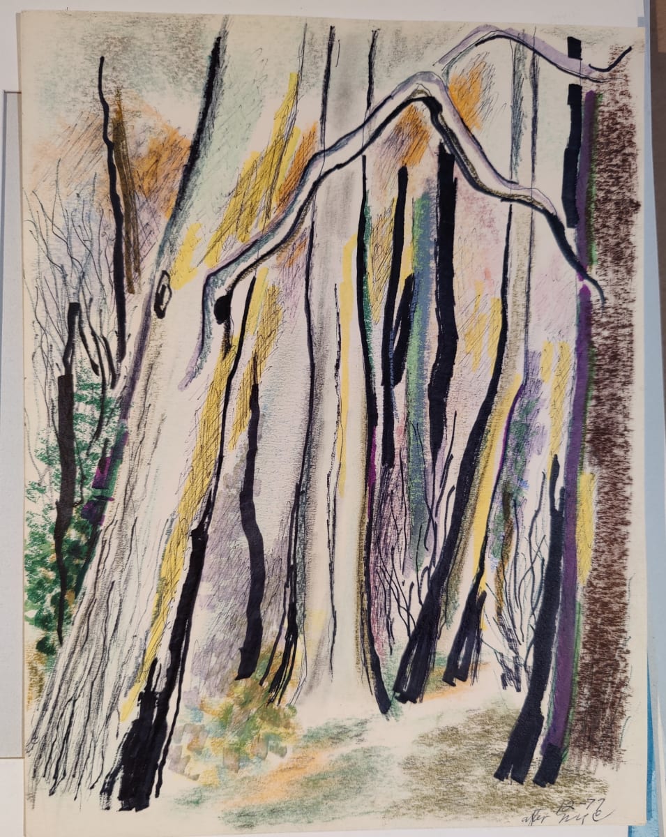 Untitled or unknown title, described as trees "After NYC" by Esther Webster 