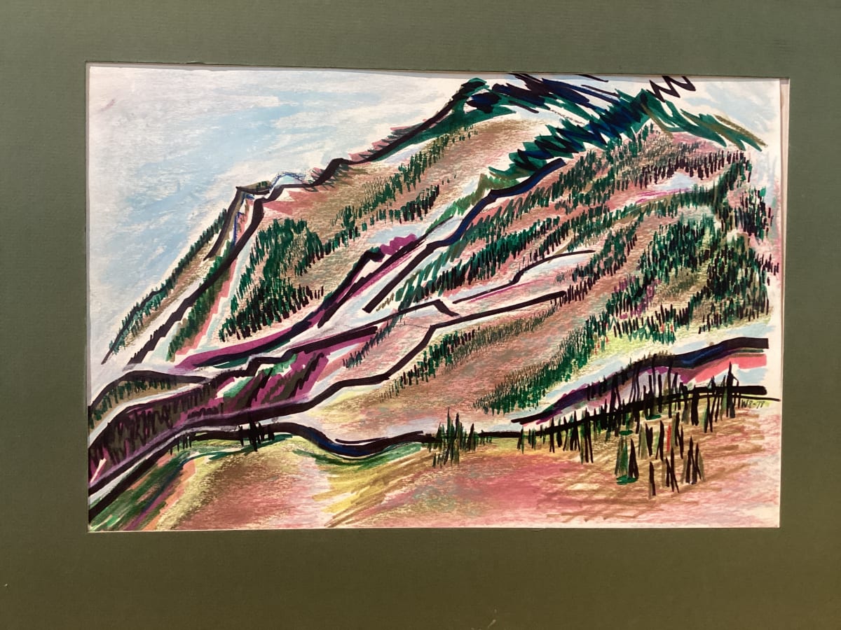 Lower backside of Mount Angeles by Esther Webster 