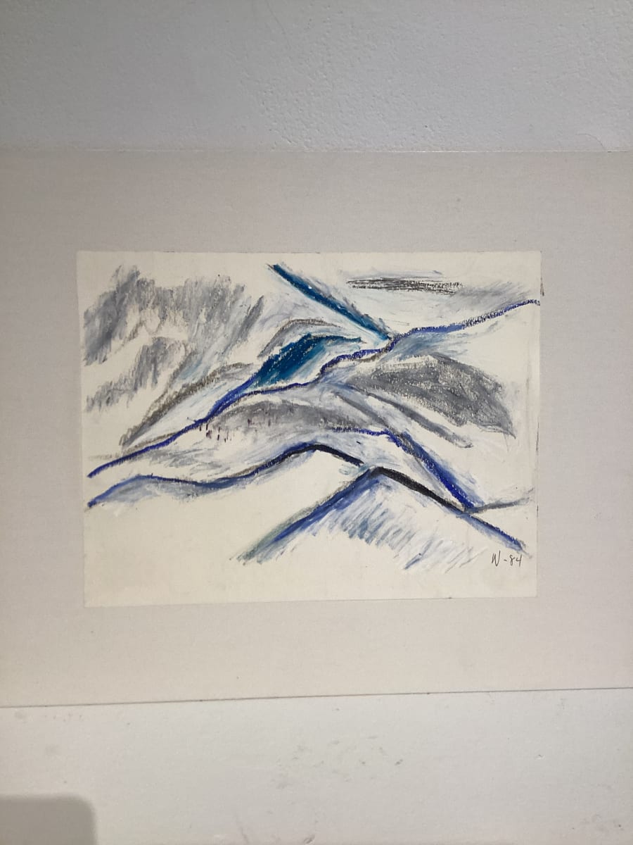 Untitled or unknown title, described as mountains by Esther Webster 