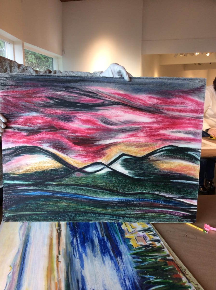 Red Sunset #36 by Esther Webster 