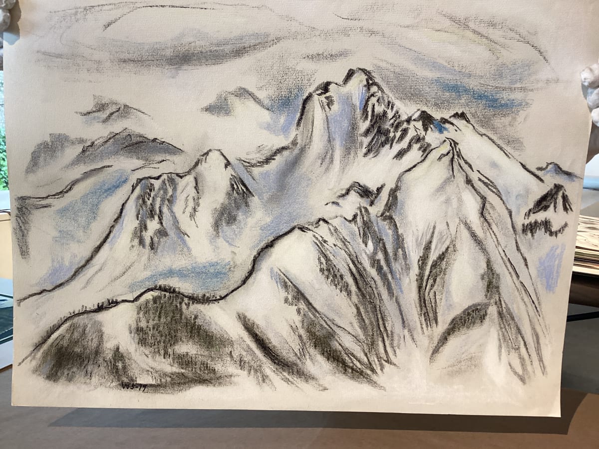 Backside of Steeple Rock by Esther Webster 