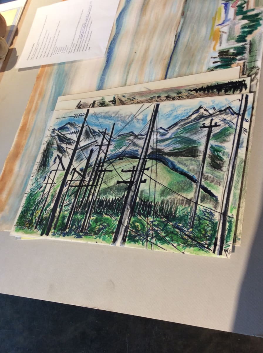 Bonneville and Mount Angeles by Esther Webster, Image 1.