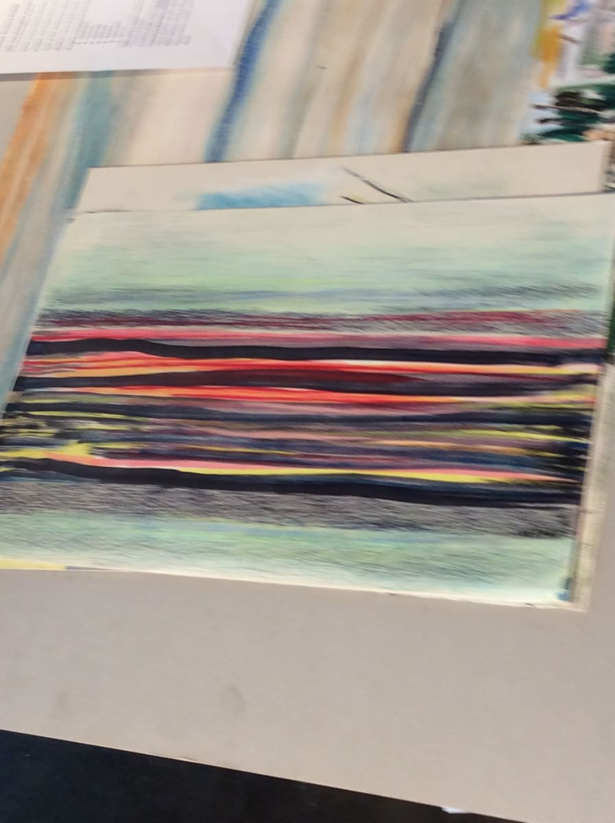 Untitled or unknown title, described as sunset by Esther Webster, Image 1.