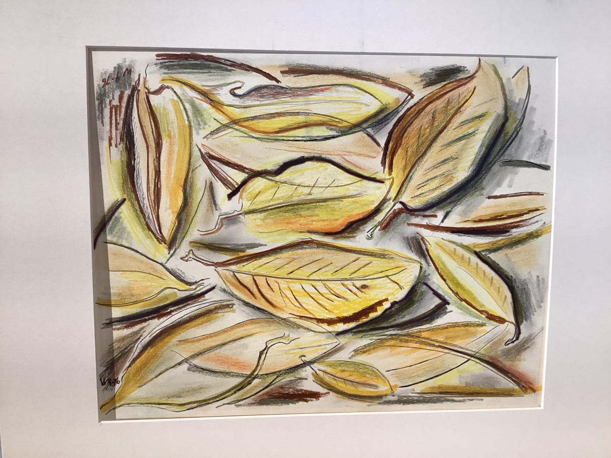 Untitled or unknown title, described as yellow leaves by Esther Webster, Image 1.