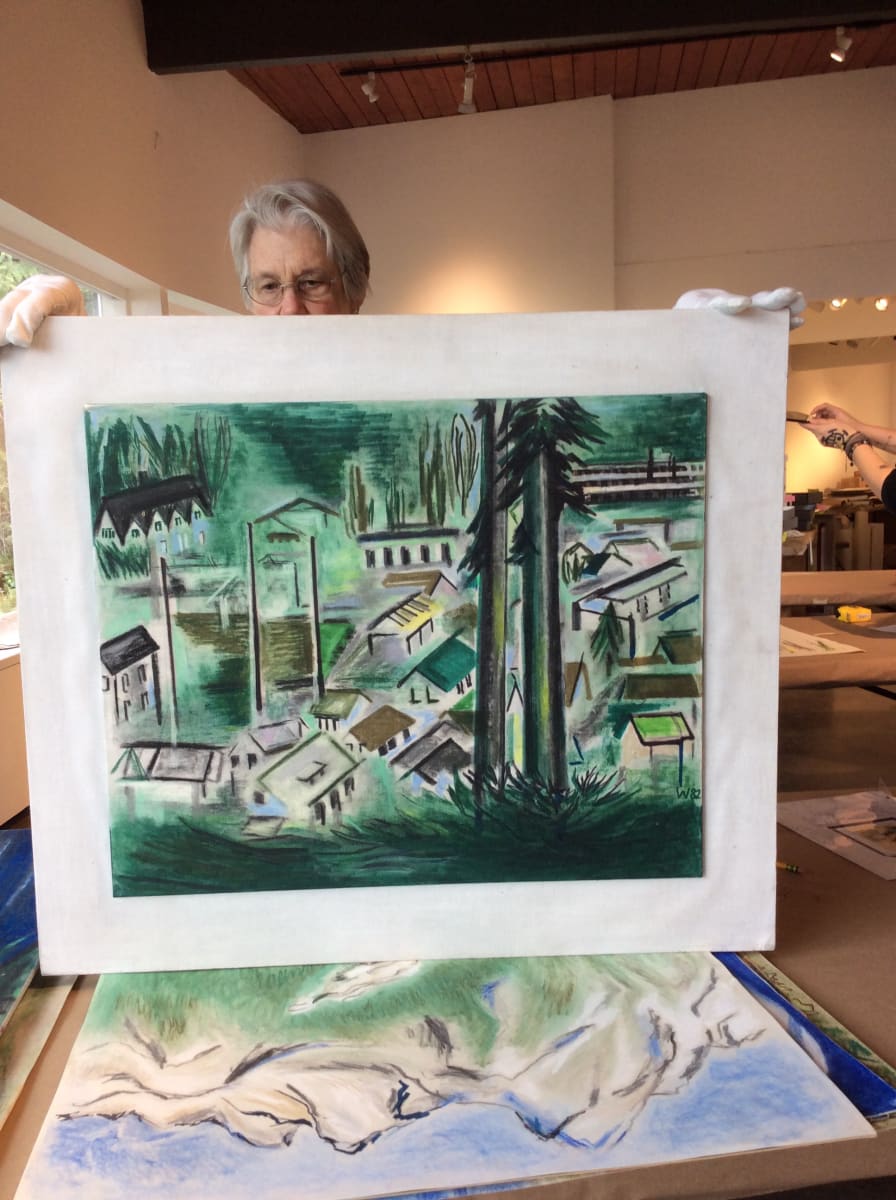 Green City #28 Town From House by Esther Webster, Image 1.