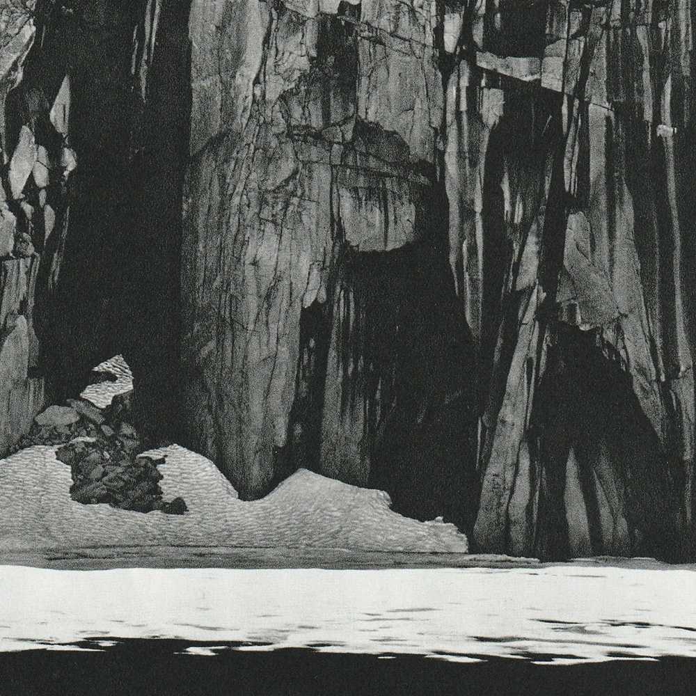 Frozen Lake and Cliffs 1932 by Ansel Adams 