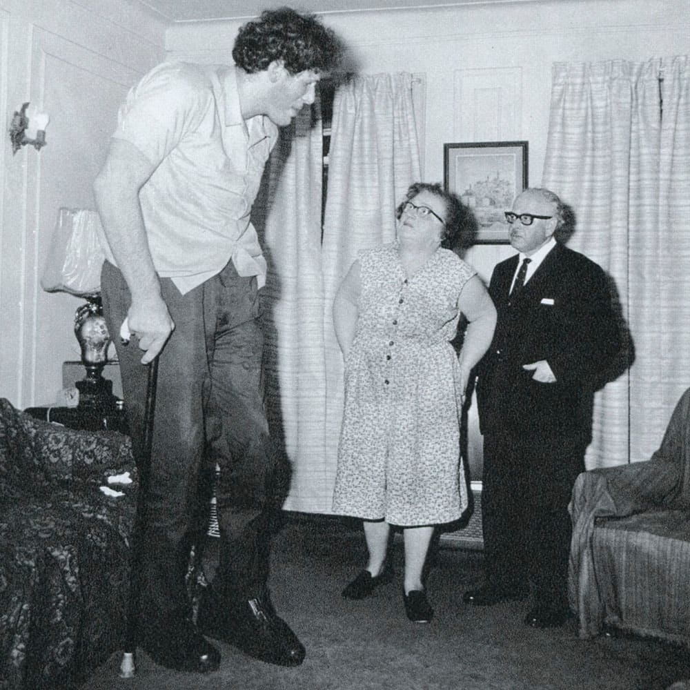 Jewish Giant 1970 by Diane Arbus  Image: Detail