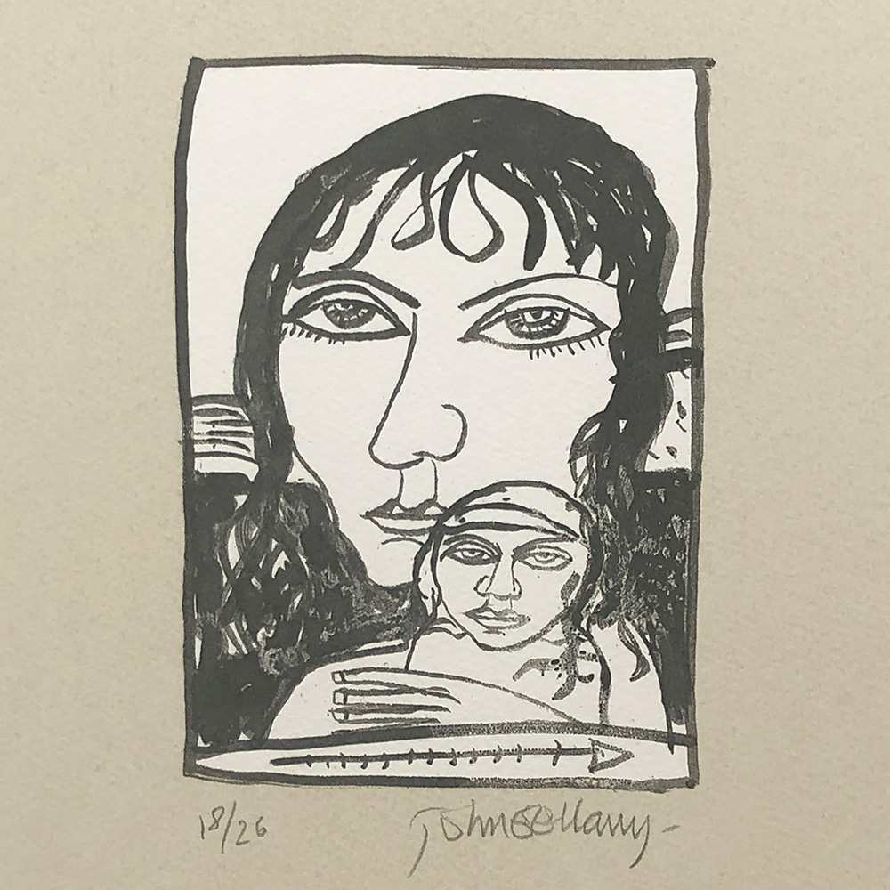 Mother and Child by John Bellany  Image: Detail