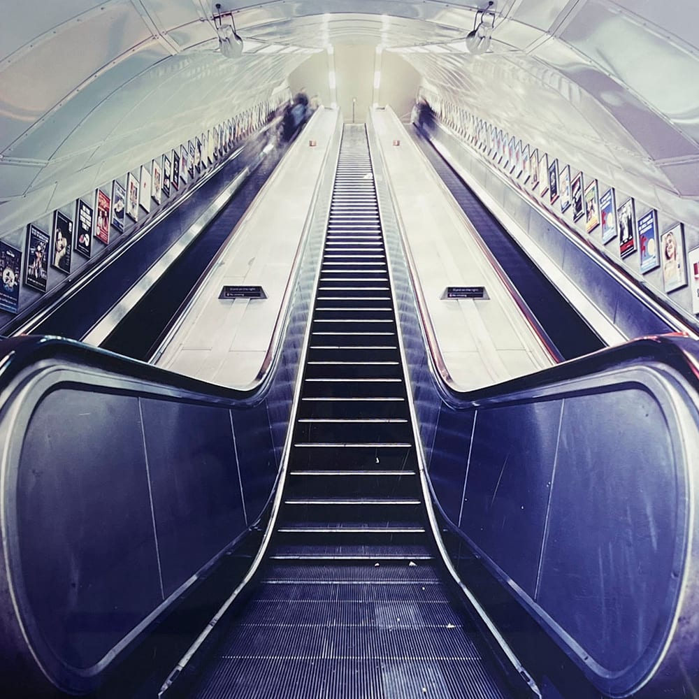 Tube Escalator by John D. Callow  Image: Detail