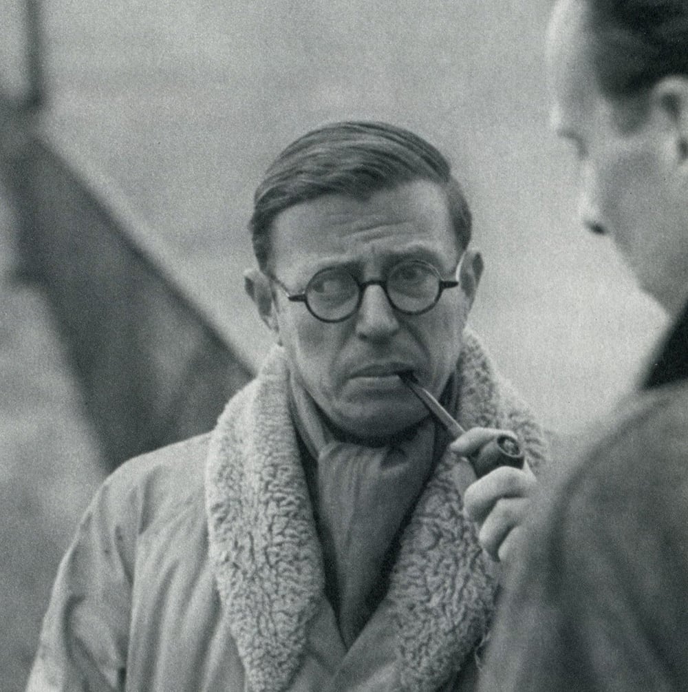 Jean-Paul Sartre, 1946 by Henri Cartier-Bresson 