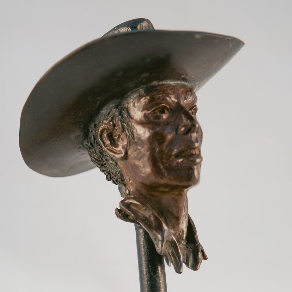 Portrait of a Cowboy by Jasper D'Ambrosi  Image: Detail