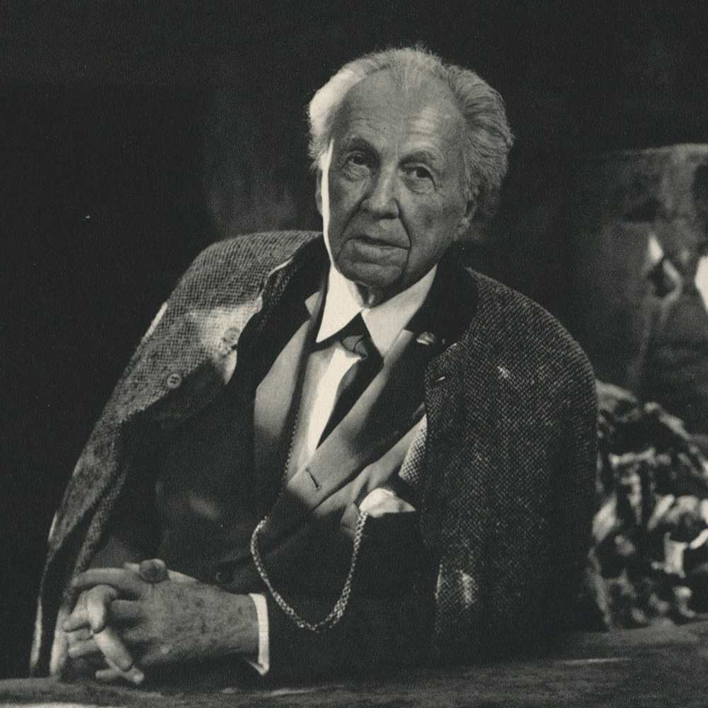 Frank Lloyd Wright 1954 by Karsh 