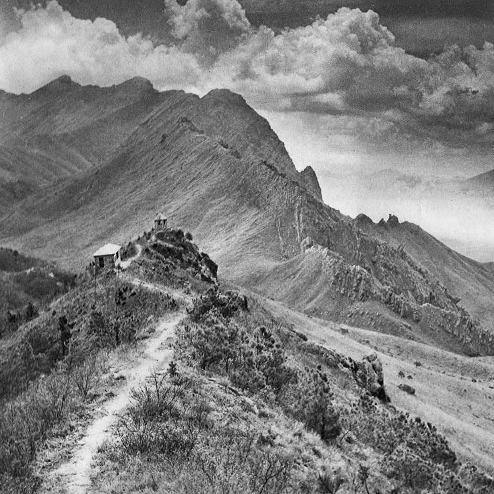 Mountain Temple Path 1930 by Long Chin-san, Image 3.