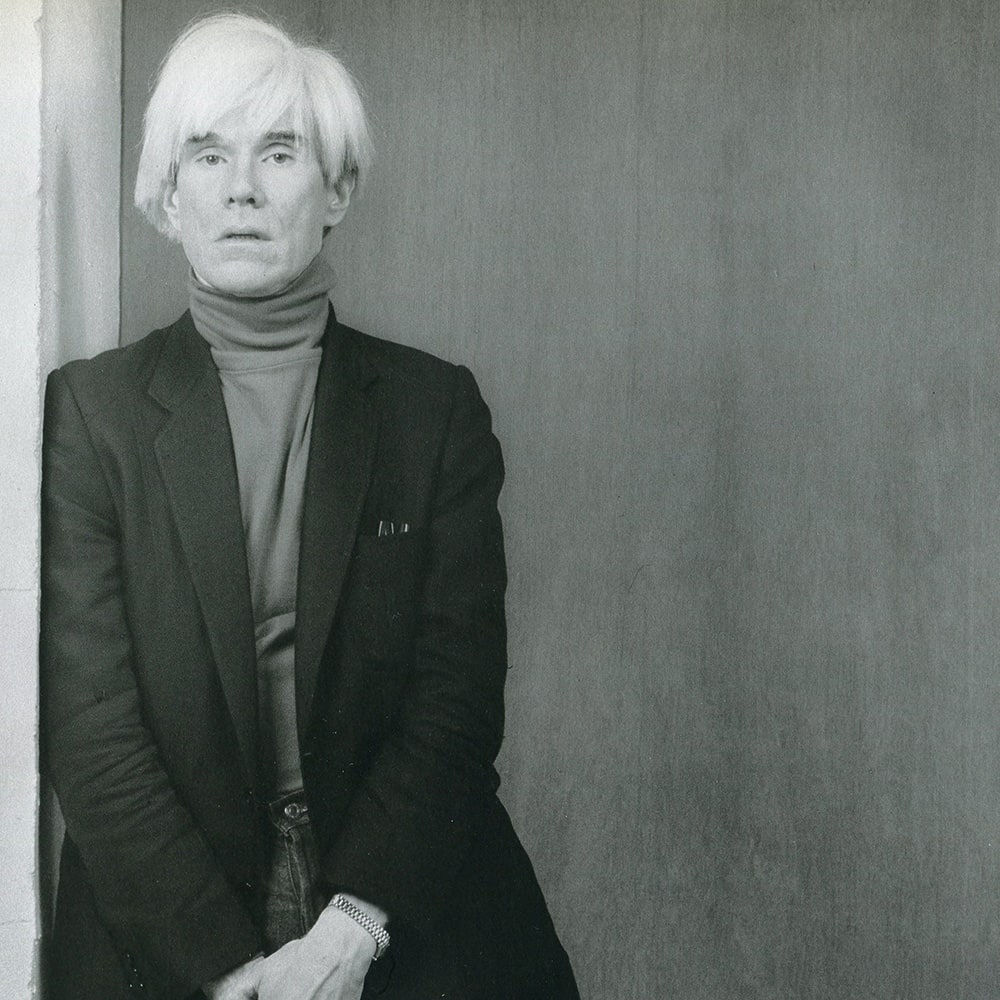 Andy Warhol by Robert Mapplethorpe  Image: Detail