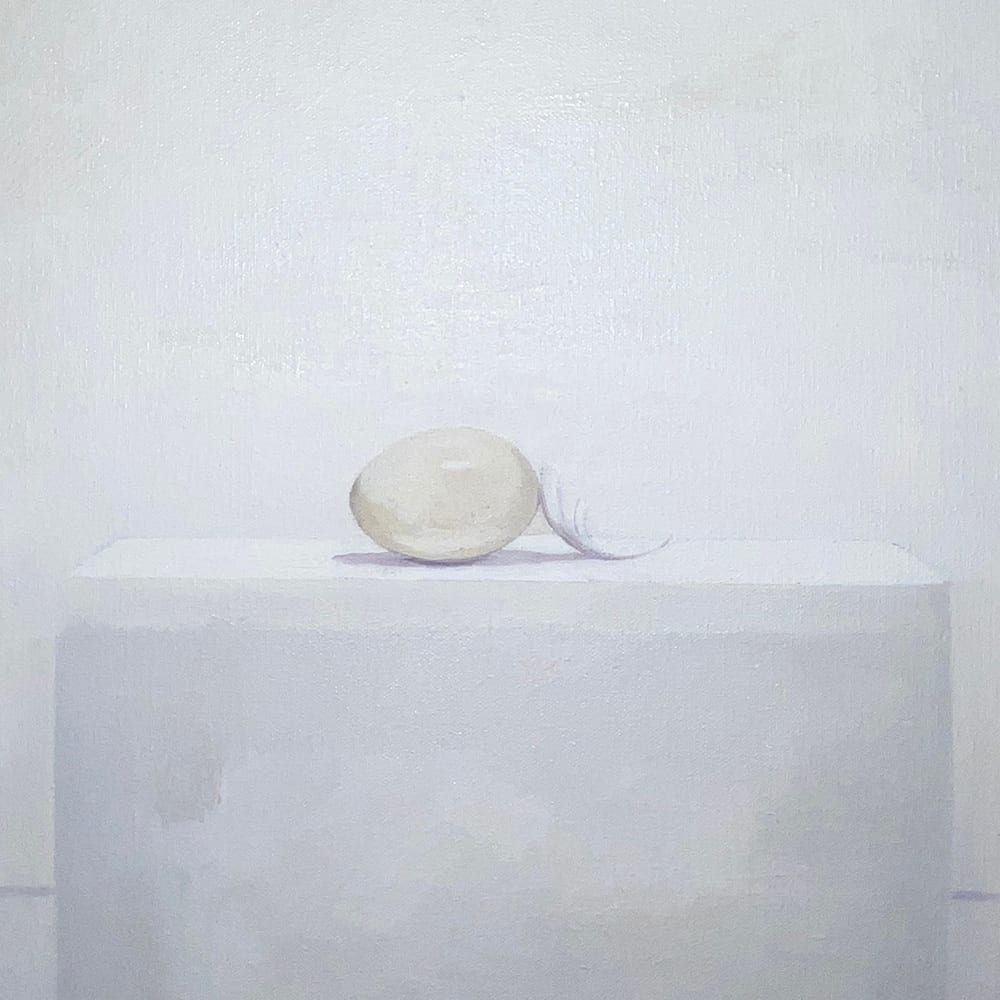 Egg with Feather by Hugh Mendez  Image: Detail