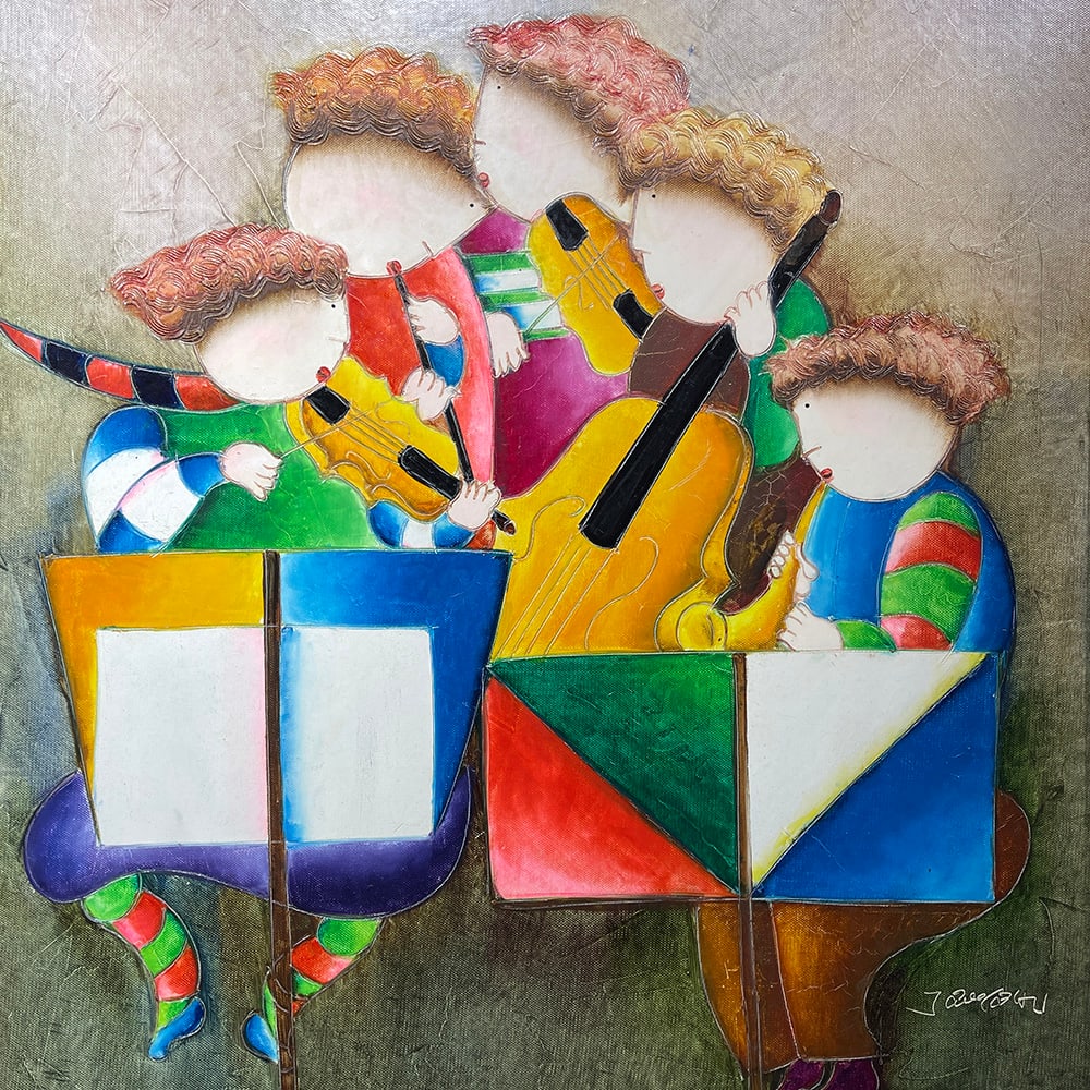 The Orchestra by Joyce Roybal  Image: Detail