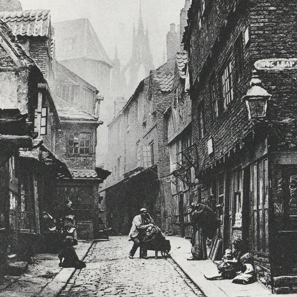 The Castle Garth, Newcastle 1881 by Lyddell Sawyer 