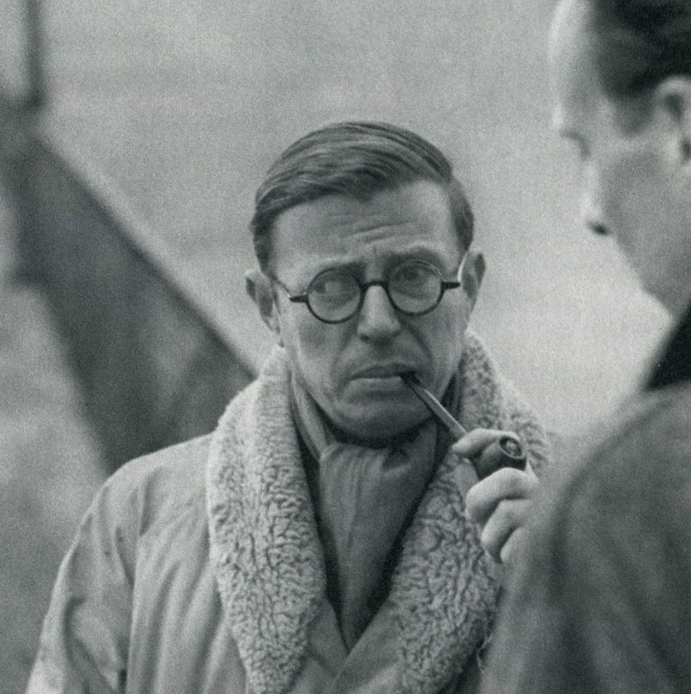 Jean-Paul Sartre, 1946 by Henri Cartier-Bresson 