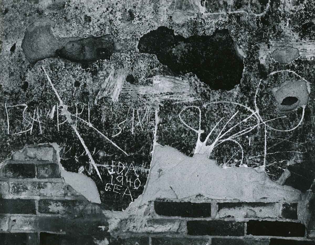 Wall Scrawls, Hornitos 1940 by Edward Weston 