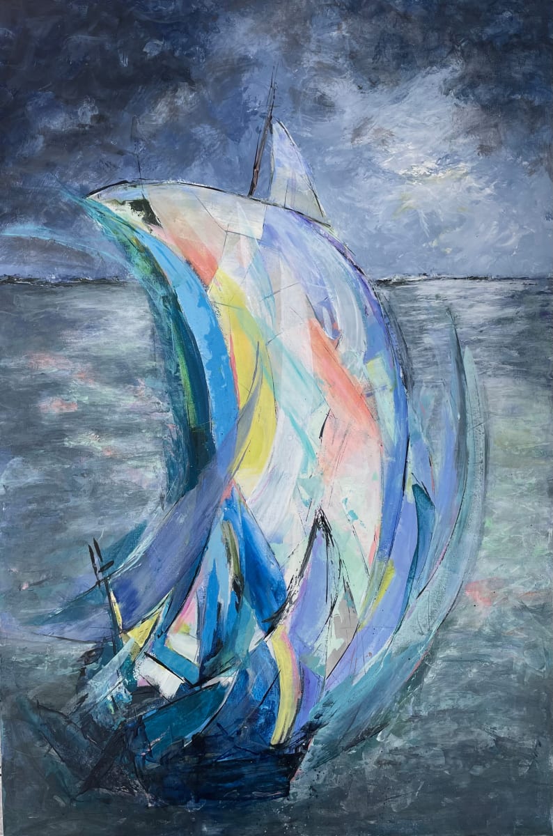 Moonlight Regatta by Cindy Kosek 