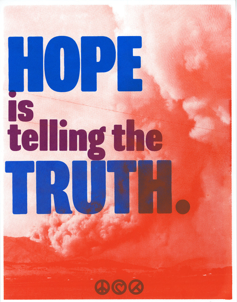 Greta's Truth No.3 by Rhonda Babb - The Hope Symbol Project 