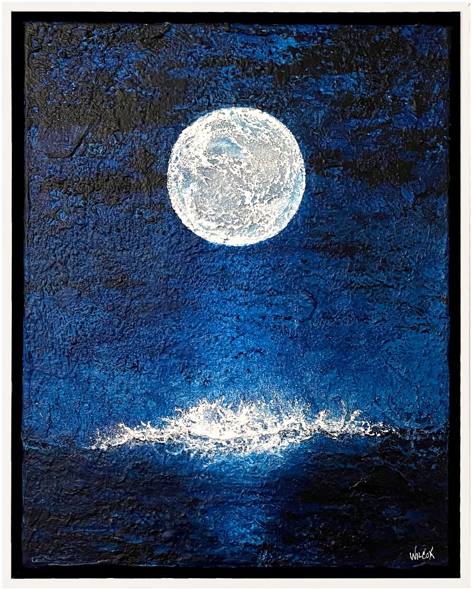 ARCTIC MOON-Original by K. Randall Wilcox 